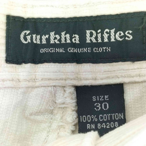 GURKHA RIFLES コーデュロイベイカーパンツ メンズ 30