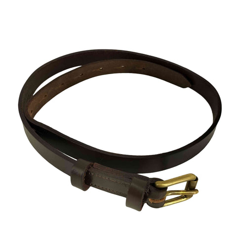 REAL HARNESS レザーナローベルト メンズ