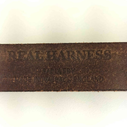 REAL HARNESS レザーナローベルト メンズ