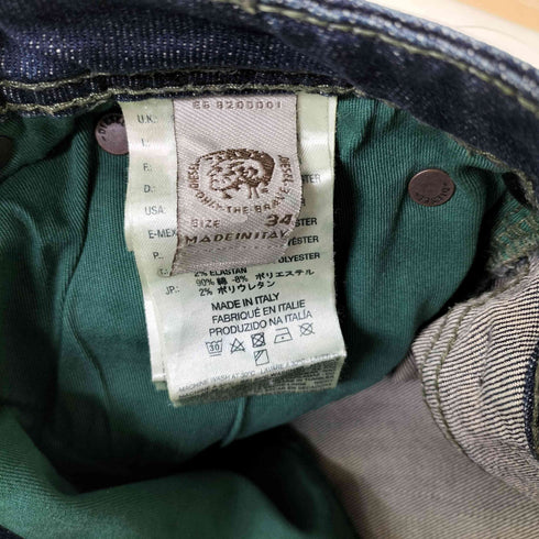 ディーゼル DIESEL NARROT WASH 0824L ダメージ 加工 デニム パンツ メンズ W34 L32