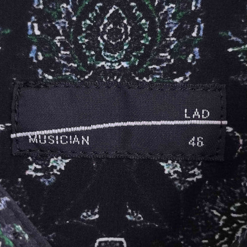 ラッドミュージシャン LAD MUSICIAN 20SS DECHINE INKJET PAISLEY LONG SLEEVE SHIRT メンズ 46