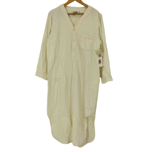 エルエルビーン L.L.Bean 70-80S USA製 コットン ヘンリーネック ロング シャツ ワンピース レディース import:M