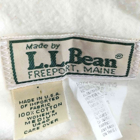 エルエルビーン L.L.Bean 70-80S USA製 コットン ヘンリーネック ロング シャツ ワンピース レディース import:M