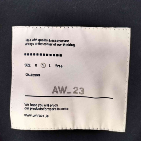 アントレース UNTRACE 23AW cotton box tee L/S メンズ JPN:1