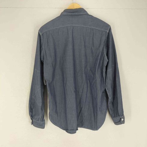 エンジニアードガーメンツ Engineered Garments ヒッコリー柄デザインポケットシャツ メンズ JPN:M