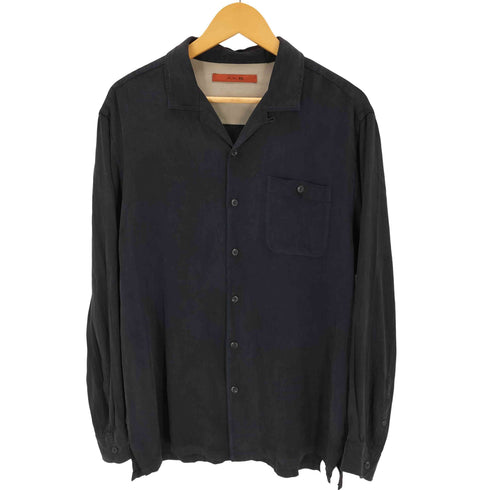 AXIS シルクオープンカラーシャツ メンズ JPN:M