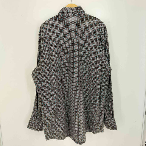 ラングラー Wrangler Flame Resistant 総柄 ウエスタンシャツ メンズ XXL-TAL