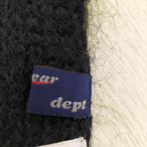 デプト DEPT モヘア混 フリンジマフラー メンズ