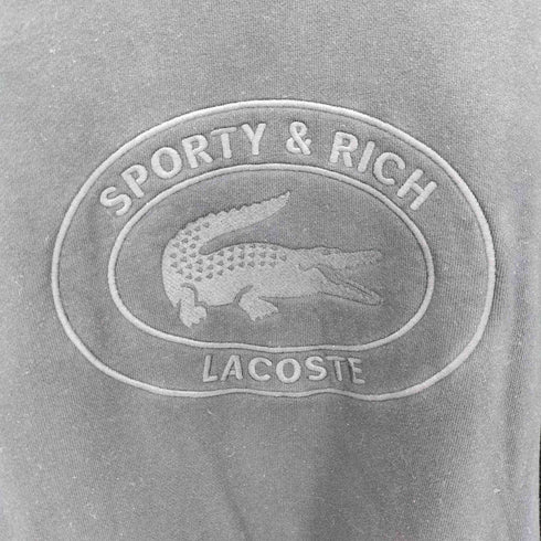 スポーティーアンドリッチ SPORTY& RICH Embroidered Sweatshirt エンボスロゴ スウェット シャツ メンズ import:L