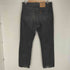 リーバイス Levis 505 REGULAR FIT STRAIGHT LEG オレンジタブ ブラックデニム メンズ 36/30