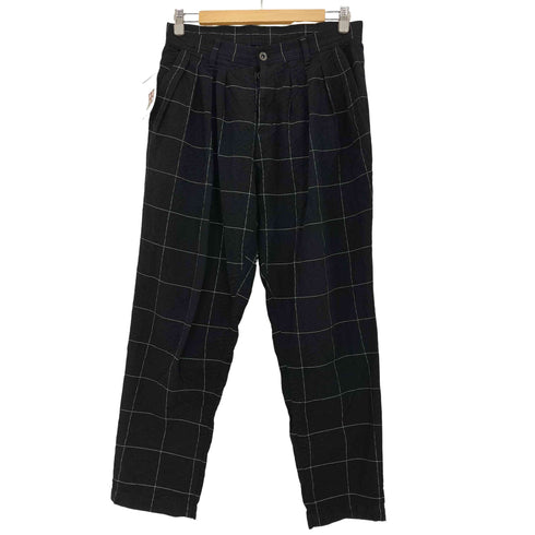シャリーフ SHAREEF WINDOWPANE WIDE PANTS メンズ JPN:2