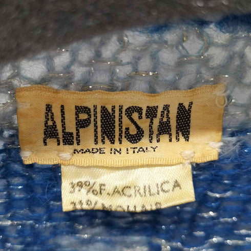 ALPINISTAN MADE IN ITALY モヘア混ラメ入りアクリルニット レディース