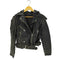 ザラ ZARA フーデッドスタッズライダースジャケット レディース 28