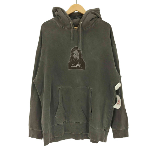 エックスガール X-girl Hooded Sweatshirt プルオーバーパーカー レディース import:XL