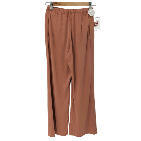 カルバンクライン CALVIN KLEIN ワイドストレートイージーパンツ レディース W63