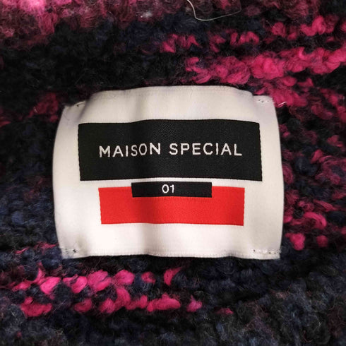 メゾンスペシャル MAISON SPECIAL 22AW TUCANO スペースダイ プライム オーバークルーネック ニット プルオーバー メンズ JPN:1