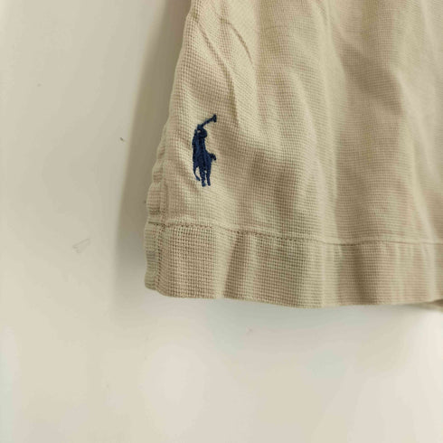 ポロバイラルフローレン Polo by RALPH LAUREN 90s CALDWELL 裾ポニー コットンオープンカラーシャツ メンズ LL
