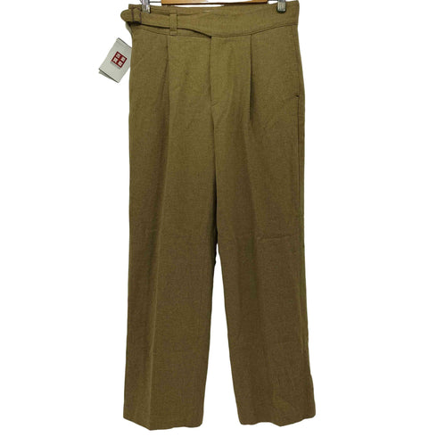 ユニクロイネスドラフレサンジュ UNIQLO INES DE LA FRESSANGE ウールリネンブレンドワイドパンツ レディース 6