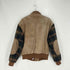 Paris Sport Club ニット切替 エルボーパッチ レザージャケット メンズ import:M