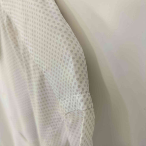 エルメネジルドゼニア Ermenegildo Zegna トルコ製 ドット柄 半袖ドレスシャツ メンズ XXL
