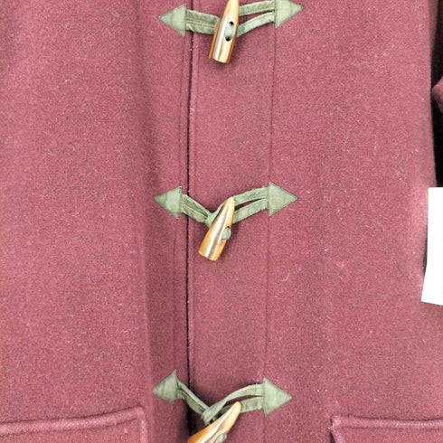 Scapa 裏地チェック ウールナイロン ダッフルコート メンズ 38