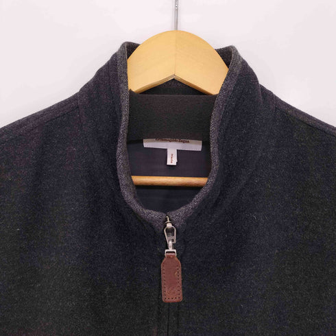 エルメネジルドゼニア Ermenegildo Zegna イタリア製 ウールカシミヤ ジップアップベスト メンズ import:L