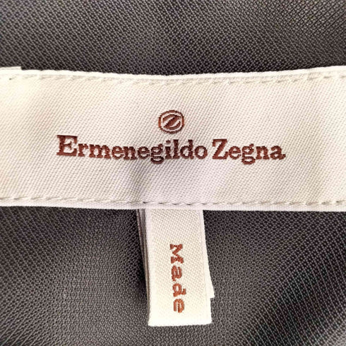 エルメネジルドゼニア Ermenegildo Zegna イタリア製 ウールカシミヤ ジップアップベスト メンズ import:L