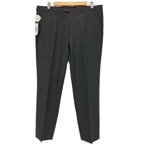 ヒューゴボス HUGO BOSS センタープレス ワイド テーパードウールスラックス メンズ 38R