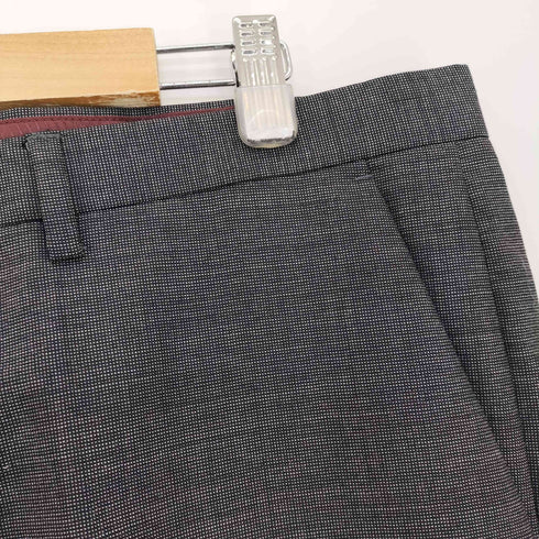 ヒューゴボス HUGO BOSS センタープレス ワイド テーパードウールスラックス メンズ 38R