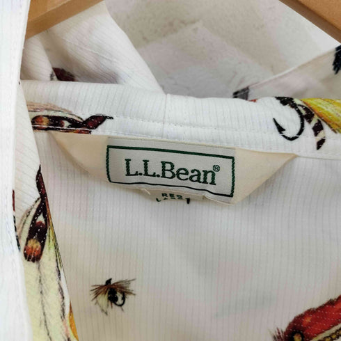 エルエルビーン L.L.Bean 総柄 アノラックパーカー メンズ L