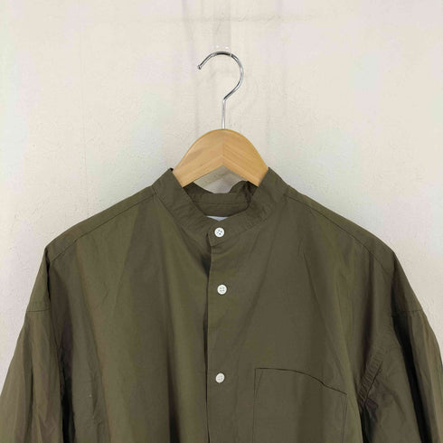 フリークスストア FREAKS STORE Relax Fit リラックスフィット バンドカラーシャツ メンズ JPN:L