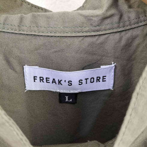フリークスストア FREAKS STORE Relax Fit リラックスフィット バンドカラーシャツ メンズ JPN:L