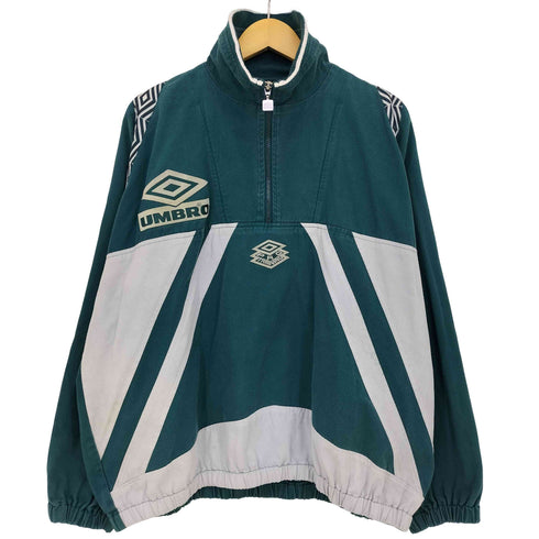 アンブロ UMBRO ハーフジップ ドリルトップ コットン メンズ import:XL