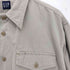 ギャップ Gap 00s ダック地 ワークシャツ メンズ import:L