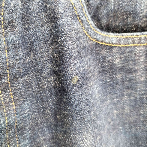 ヤエカ YAECA 別注 STUDY 40DENIM インディゴ ボタンフライ テーパード デニム パンツ レディース 30