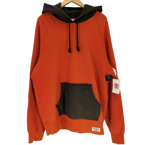 ワコマリア WACKO MARIA 18AW TWO-TONE WASHED HEAVY WEIGHT PULLOVER HOODED SWEAT SHIRT 2トーン ヘビー ウエイト プルオーバー パーカー メンズ JPN:XL