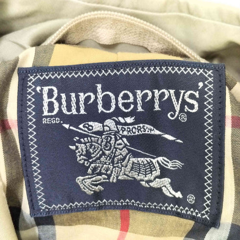 バーバリーズ BURBERRYS 裏地ノバチェック 比翼 ステンカラー コート メンズ