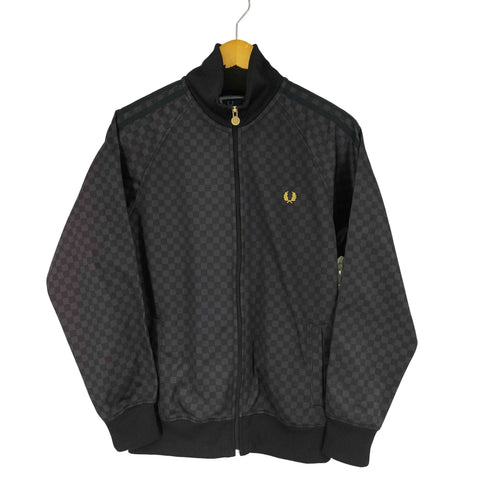 フレッドペリー FRED PERRY ブロックチェックトラックジャケット メンズ M