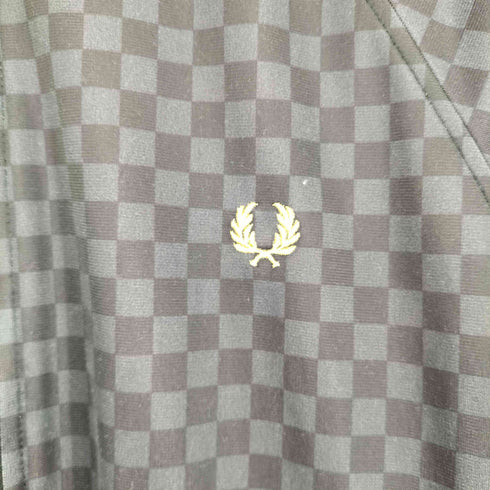フレッドペリー FRED PERRY ブロックチェックトラックジャケット メンズ M