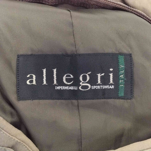 アレグリ allegri 襟デザインステンカラーコート メンズ