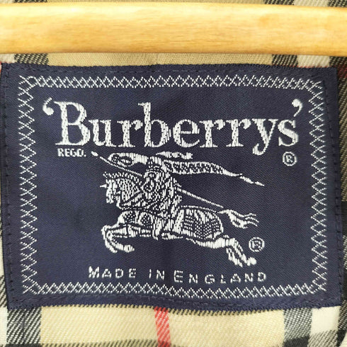 バーバリーズ BURBERRYS 裏地ノバチェック ステンカラーコート メンズ