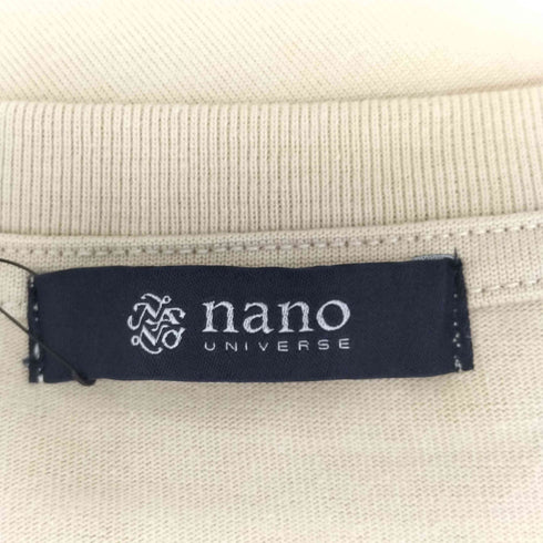 ナノユニバース NANO universe クルーネック 長袖カットソー メンズ JPN:L