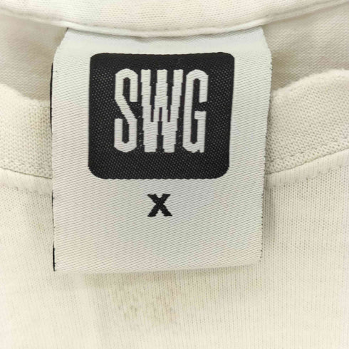 スワッガーバイエスダブリュージー SWAGGER by SWG イナズマ ロゴ プリント S/S Tシャツ メンズ X