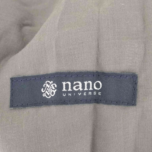 ナノユニバース NANO universe スラックスパンツ メンズ