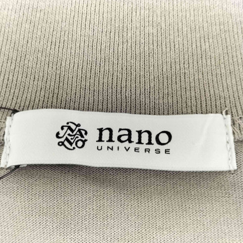 ナノユニバース NANO universe LB.04/ワイドカラーVネックTシャツ メンズ JPN:L