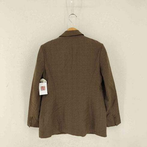 アクアスキュータム AQUASCUTUM カシミヤ混 ウール2Bシングルテーラードジャケット レディース 14R