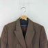 アクアスキュータム AQUASCUTUM カシミヤ混 ウール2Bシングルテーラードジャケット レディース 14R