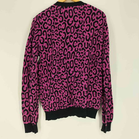 ワコマリア WACKO MARIA 14SS Leopard Cotton Cardigan レオパード コットン カーディガン 猫目ボタン メンズ JPN:L