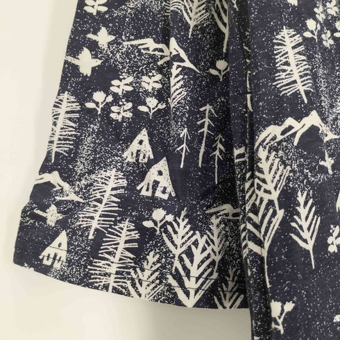 PEOPLE TREE ツリー ハウス 総柄 プリント オーガニック コットン S/S ワンピース レディース ONE SIZE