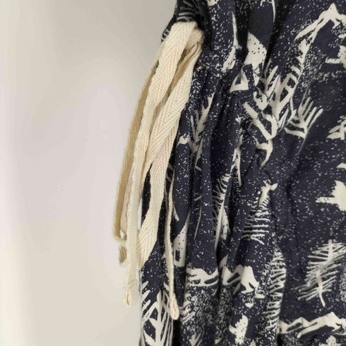 PEOPLE TREE ツリー ハウス 総柄 プリント オーガニック コットン S/S ワンピース レディース ONE SIZE